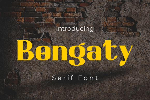 Bongaty: A Bold, Warm Display Font That Earns Its Space
