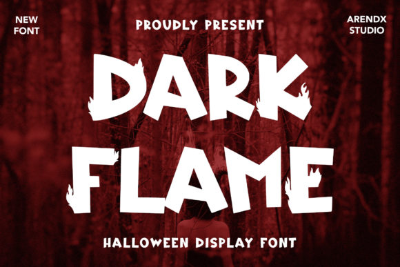 Dark Flame: A Display Font That Cuts Through the Feed