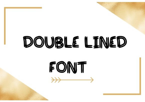 Double Lined: A Friendly Display Font for Digital Branding