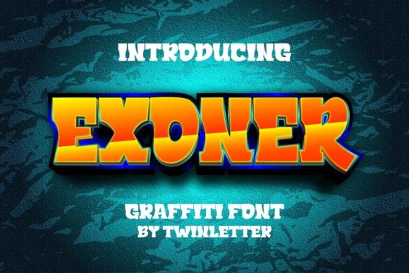 Exoner: A Bold Display Font for Digital Brand Impact