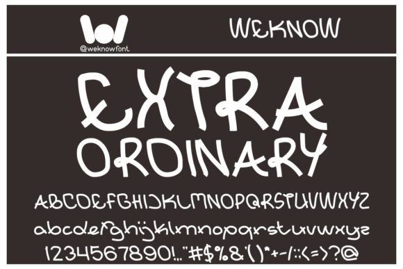 Extraordinary Display Font for Handmade Creators