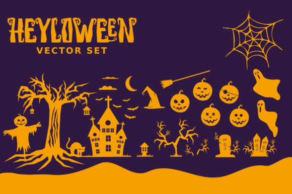 Heyloween: A Spooky-Playful Display Font for Handmade Halloween Goods