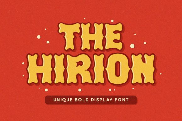 Hirion: A Bold Display Font for Editorial Impact