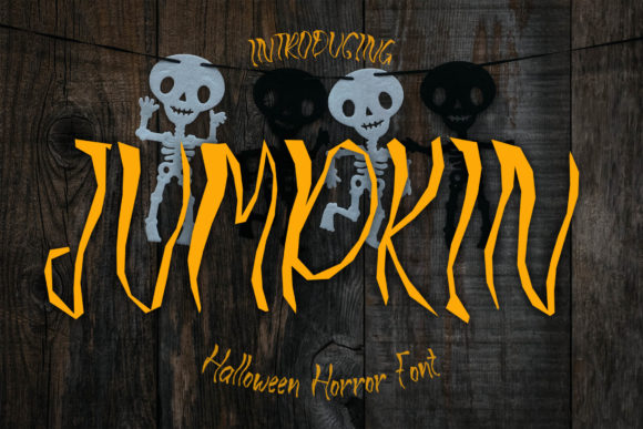 Jumpkin: A Creepy Display Font That Knows Its Role