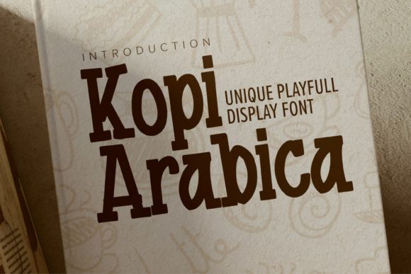 Kopi Arabica: A Playful Display Font for Digital Branding