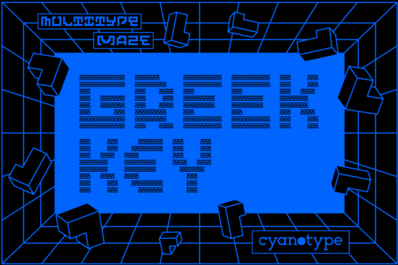 MultiType Maze Greek Key: A Display Font That Makes Your Brand Stand Out