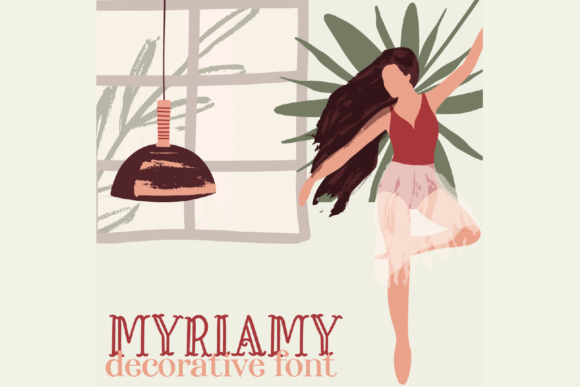 Myriamy: A Festive Display Font for Scroll-Stopping Campaigns