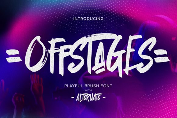Offstages: A Graffiti-Styled Display Font for Bold Digital Identity
