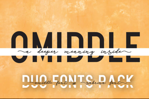 Omiddle: A Friendly, Branded Display Font for Small Businesses