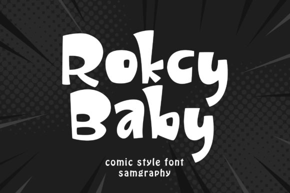 Rocky Baby: A Playful Display Font for Handmade Brands