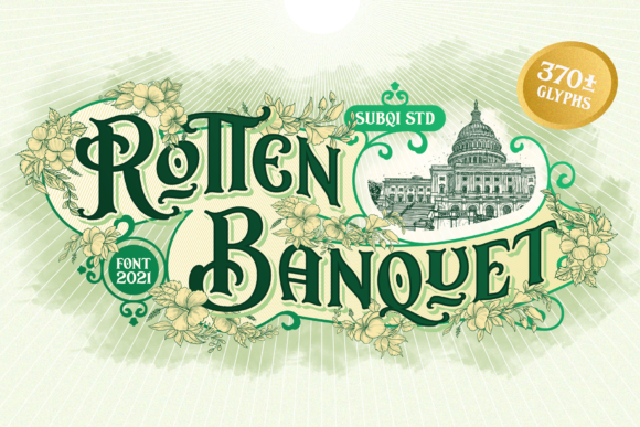 Rotten Banquet: A Bold Retro Display Font Worth Testing