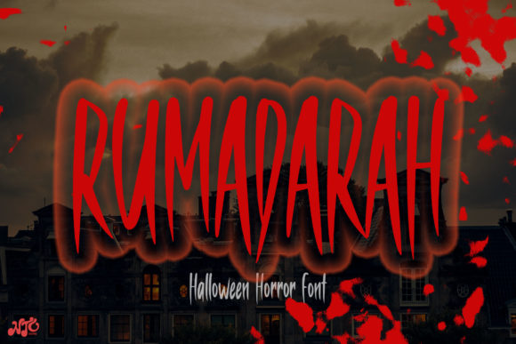 Rumadarah: A Bold Display Font for Halloween & Dark-Themed Digital Projects