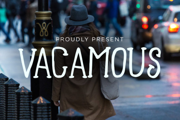 Vacamous: A Friendly Display Font for Warm, Approachable Branding
