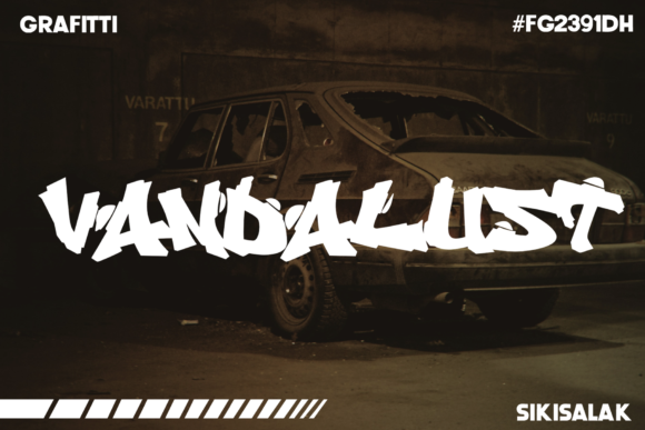 Vandalust: A Bold Display Font for Memorable Branding