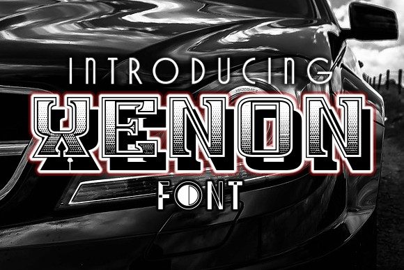 Xenon: A Bold Display Font That Commands Attention